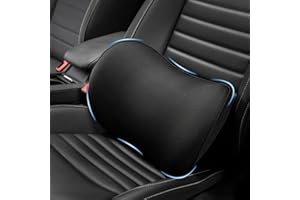 FOUNDCOOL Universal Memory Foam Car Lumbar Support Driver Lower Back Pillow for Driving Seat Gap Filling Cushion Pressure Fatigue Relief Office Chair Wheelchair