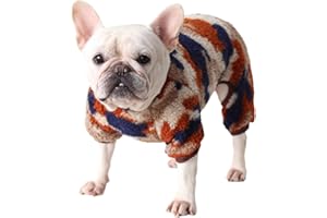 BT Bear Dog Pajamas Soft Warm Fleece Jumpsuit Cute Pet Clothes Onesies Costume for Puppy Small Dogs Medium Dogs(Camouflage,XXL)