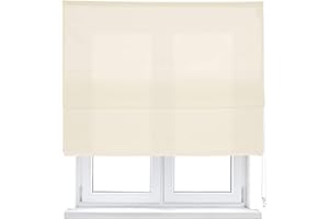 VIEWTEX - Estor Plegable Loneta Traslúcido - Disponible en Varias Medidas y Colores
