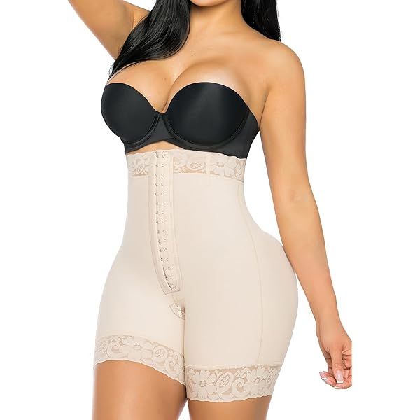 KUMAYES dames hoge taille shapewear buik controle panty korset buik controle figuur vormgeven bodyslip lichaamsvorm
