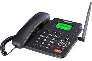 simvalley Communications 4G Telefon: 4G-Tischtelefon, Hotspot-Funktion, WLAN, Akku, ohne Vertrag & SIM-Lock (LTE Tischtelefon, Funktelefon, Festnetztelefon)