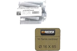 Batifix Pack de 10 Tamis à Cone centreur diamètre 16 x 85mm