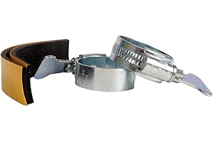 HOZELOCK LTD HOZELOCK - Zinc Butterfly Clamps ø 25 mm (1") : Galvanised Hose Clamps, Adjustable Wing for Easy Use, Sponge Strips for Extra Grip: X2 Pieces [1710B0000]