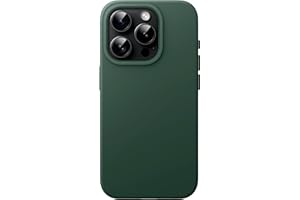 ‎JETECH JETech Silikonowy Etui dla iPhone 15 Pro 6,1 Cala, Jedwabisty Miękki w Dotyku Futerał Ochronny na Całe Ciało, Odporny na Wstrząsy Case (Północny Zielony)