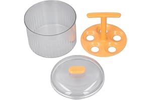 NOENNULL Ręczna Maszyna do Robienia Klopsików, Maszyna do Formowania Klopsików, Prasa 5-kulkowa, Narzędzie do Wytłaczania Klopsików, Forma do Robienia Klopsików Warzywnych, Narzędzia