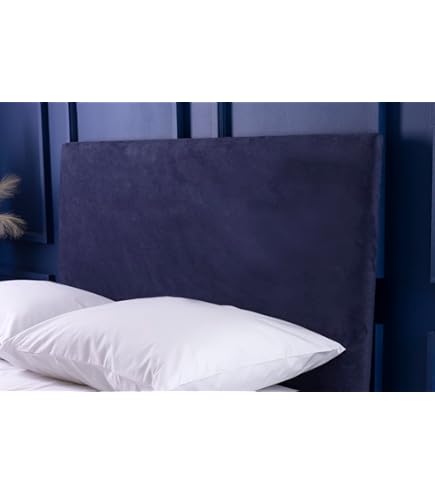 DHOME Premium Corduroy Gestoffeerd Hoofdeinde Samengesteld Uit Verwisselbare Zelfklevende Panelen Luxe Slaapkamer Opgevuld Donkergrijs 90cm