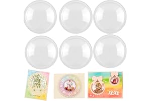 BAOFALI 20PCS 3D Dimensional Shaker Domes for Adding Dimensions to Cards - Plastic Puffy Shaker Window Covers for Crafts - Clear Pouch Cover - Scrapbooking Tool