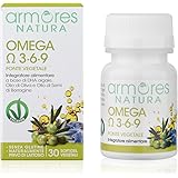Armores Natura Integratori Alimentari, Omega 3-6-9, Integratore per il Benessere Cardiovascolare, a Base di DHA Algale, Olio 