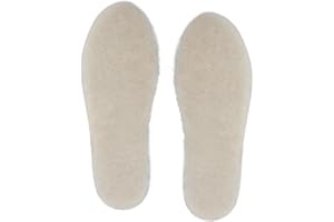 riemot Semelles Chaussures Confort Semelles en Véritable Laine d'agneau Semelle Chaussure Thermique d'hiver Semelle Intérieures Chaudes pour Chaussures Hiver Femme Hommes
