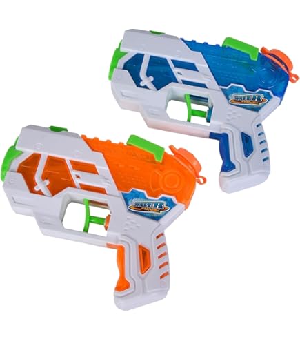 SkyJoy 4er Set Wasserpistolen Mit Feuerwerk-Effekt - Magische Fontänen Für Garten & Pool