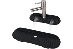 GUITTLY Silikon Wasserhahn Matte Küche, Silikon Abtropfmatte Wasserhahn, Wasserhahn Spüle Spritzschutz, spritzschutz küche wasserhahn für Küchenbadezimmer