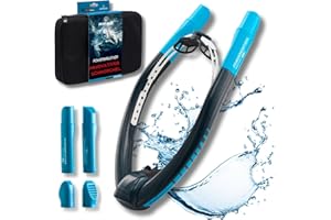 Ameo POWERBREATHER Adventure Plus Snorkel Set with 100% Fresh Air for Adults and Children, Snorkel Set with Intelligent Valve System and 100% Dry Breathing Air