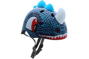 Teamoy LA Sports Unisex-Youth Kids Dinosaur Helmet Safety, Multicolour, One Size