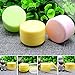 Pack of 10 50ml/1.76 Oz Refillable Colored Plastic Cosmetic Jars Cream Jar Pot Bottle Container for Nail Powder Eye Shadow Container Lot (Transparent)