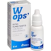DEITERS - Wops' Moisturizing Drops 10 ml, Artificial Tears for Dry Eyes, Eye Drops with Hyaluronic Acid 0.13% and Preservativ