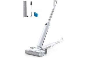 JONR S20 Pro Aspirapolvere lavapavimenti, Design Piatto 180° con Autopulizia, Leggero & Pulizia Dei Bordi per Peli di Animali su Pavimenti Duri