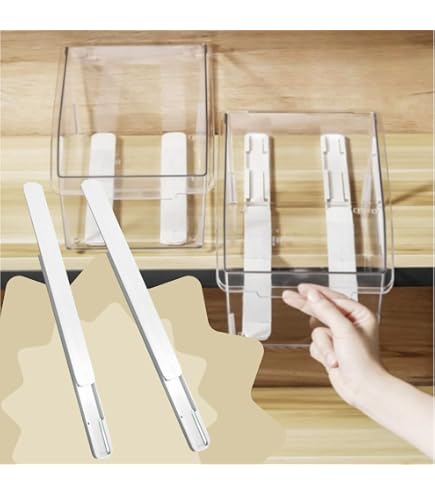 10-Pack Plastic Drawer Guides – Center Mount Track Brackets Replacement For Dressers, Hutches, And Night Stands – White, Durable Furniture Hardware