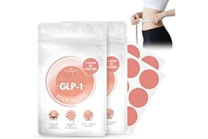 Dabacc GLP-1 Patches, 60PCS Weightless Healthy Shape Support, Dietary Management Patches, Natural Ingredients Fat Burners Patch for Belly & Waist, Gentle and Soothing for Women Men-Rose