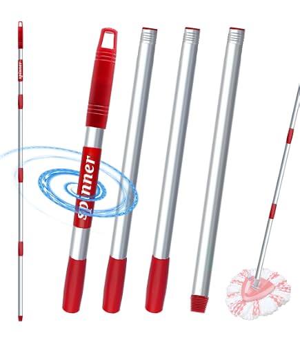 Ersatz-Moppstiel Kompatibel Mit Vileda Turbo Spin M Produktbild-Vorschau 2