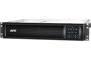 APC Smart-UPS SMT-SmartConnect - SMT750RMI2UC - Unterbrechungsfreie Stromversorgung 750VA (Rackeinbau 2U, Cloud-monitoring fähig, 4 Ausgänge IEC-C13)