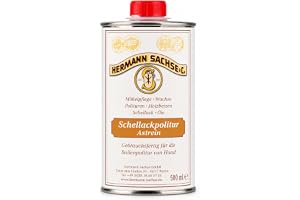 Hermann Sachse shellac polish blond transparent 500 ml shellac polish färglös astrein super blond ljus vaxfri