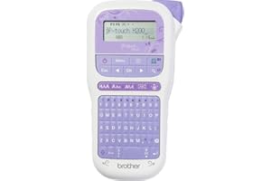 Brother PTH200ZG1 Drukarka Etykiet, Fioletowy/Biały, 3,5-12 mm