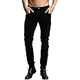 ZLZ Slim Fit Jeans, Men's Younger-Looking Colorful Super Stretch Skinny Fit Denim Jeans…