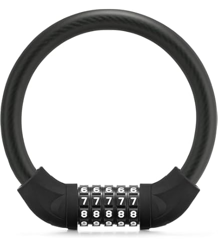 ROCKBROS Antivol De Vu00e9lo U00e0 Code, Cadenas Vu00e9lo Haute Su00e9curitu00e9 Anti