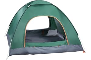 Baketron Instant Automatic Pop Up Tent 3-4 Person Large Lightweight Pop Up Tents for Adults Waterproof Windproof, Sun Shelter Tent for Beach, Outdoor, Traveling, Hiking, Camping, Fishing, Picnic