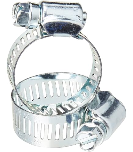 Merriway BH03447 Schlauchclip 25–35 Mm, Weiß, 2 Stück – Praktisch Für Garten, Auto & Haushalt