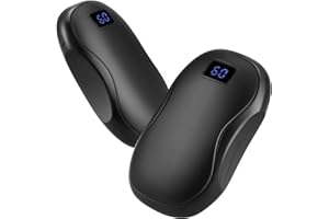 WAKERUG Hand Warmer Rechargeable 2 Pack, Portable Electric Hand Warmers with 3 Heat Levels Up to 14 Hours, 5000mAh Magnetic USB Hand Warmers for Camping, Cold Weather, Hunting, Gifts for Men Women