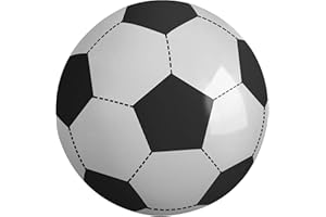 OLIPHANT Giant Inflatable Football 107cm – Huge Outdoor Ball for Beach, Garden, Park | Fun for Kids & Adults | Ideal for Football & Travel