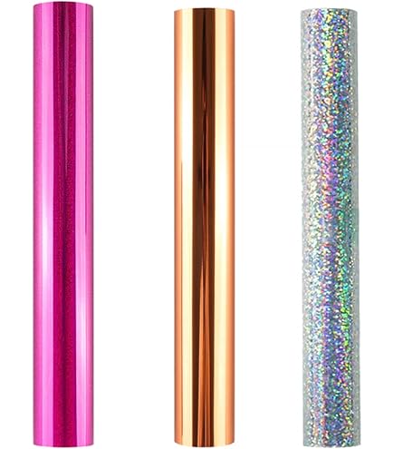 Lot De 6 Paquets De Feuilles De Transfert Thermocollant ICraft Deco Foil - 6 Couleurs Brillantes