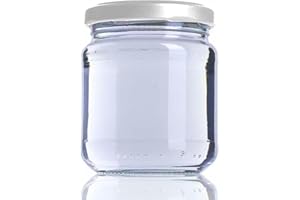 FERRAMENTA BONIFAZIO Barattoli Vasetti in vetro per la conservazione da 212 ml in confezione da 120 pezzi con TAPPO BIANCO per conservare marmellata, peperoncino,e non solo (120 pezzi da 212 ml)