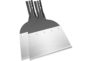 ATSMOCE 2 Packed Pelle Nettoyage Jardin Multifonctionnelle, Pelle Nettoyage Acier au Manganèse, Grattoir Jardin, Outils de Désherbage Agricole (B)