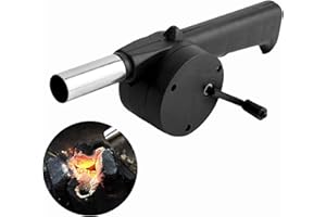 ESTHELAR SELECT Soplador Manual Portátil para Barbacoa, Estufas y Chimeneas – Ventilador Encendedor de Carbón y Leña – Accesorio Ligero y Seguro para BBQ, Camping y Picnic – Sin Pilas ni Electricidad