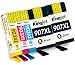 Produktbild Kingjet 907XL 903XL Druckerpatronen Ersatz für HP 907 903 XL kompatibel mit HP OfficeJet 6960 6970 (907XL Schwarz kann mehr Seiten ALS 903XL Schwarz drucken.)