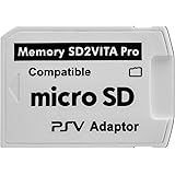 Aukuoy Ultimate Version Adattatore scheda di memoria SD2Vita 5.0 per PS Vita Adattatore micro SD PSVSD, convertitore SD2Vita 