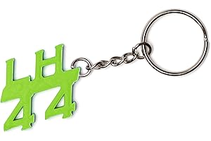 Motoreco LH 44 Lewis Hamilton Keychain | Made From Repurposed Waste Plastic | F1 Gift