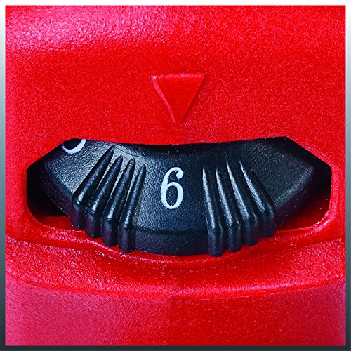 Einhell Multifunktionswerkzeug TE-MG 300 EQ (300 W, Staubabsaugvorrichtung, Dreiecksschleifplatte, 6x Schleifpapier, Schaber, 2 Tauchsägeblätter, 2 Segmentssägeblätter, Staubabsaugadapter, Koffer) - 3