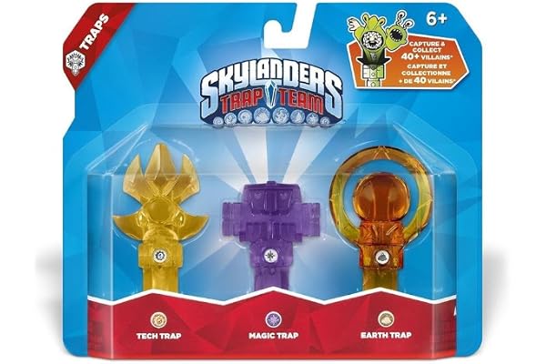 Figurine Skylanders : Trap Team - Scepter Tech + Logolder Magic + Orb Earth