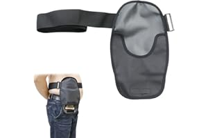 QIANEFFORT Colostomy Stoma Bag Cover,Stoma Bag Covers,Stoma Bags with Adjustable Belt for Stoma Urostomy Ileostomy,Colostomy Bag Cover,Ostomy Bag Cover,Stretchy Ostomy Pouch Cover(Black)