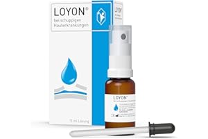 ‎LOYON LOYON, 15 ml: Sanfte & konsequente Lösung zur Entfernung von Hautschuppen und Krusten, bei Schuppenflechte, Milchschorf, Kopfgneis, seborrhoischem Ekzem