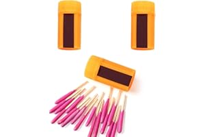 MASEAXI Sturmstreichhölzer Sturm- & Wasserfest, Lange Brennende Streichhölzer Überallzünder Im Behälter, Outdoor Matches Kit Winddicht Wasserdicht Streichhölzer Survival Tool, Wasserfeste Sturmstreichhölzer