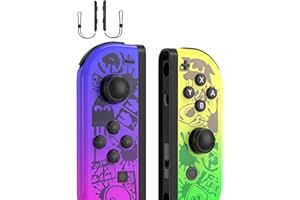 Shiptree Controller Switch, 2 L/R Wireless Gamepad Switch per Switch/OLED/Lite con Rilevamento del Movimento, Doppia Vibrazione, con un paio di Braccialetti per Switch