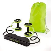 Keepus Revoflex Ab Care Xtreme Fitness Resistance Exerciser for Home Gym and Complete Body Workout Machine (Green and Black)