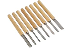 Sealey Zestaw dłut do toczenia drewna 8 szt. - AK60/8