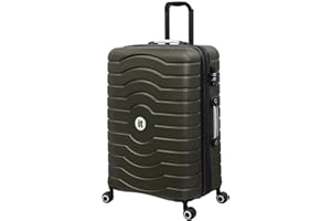it luggage Intervolve 71 cm Hardside Checked 8-kołowy rozszerzalny spinner, ciemnooliwkowy, 71 cm, intervolve 71 cm, twarda krata, 8 kół, rozszerzalny spinner, Ciemny oliwkowy, 28", It Luggage
