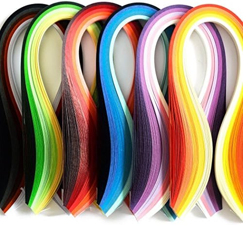 Paper Quilling Set 600 Strips 30 Colors 39cm/54cm/ Length/strip Paper Width 7...