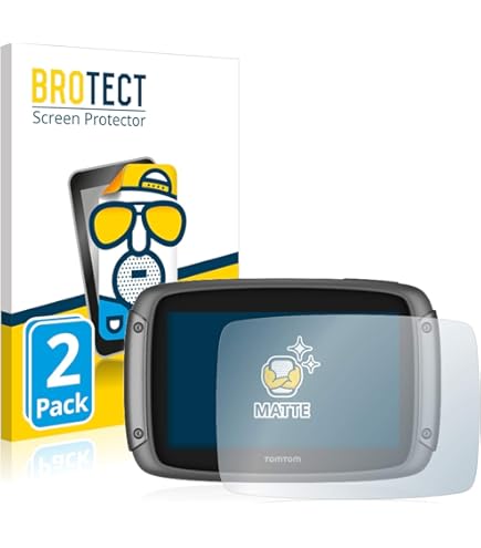 Pellicola Protettiva Opaca TomTom GO Discover 6 - Anti-riflesso, Anti-impronte, Facile Applicazione (2 Pezzi) - Foto 9